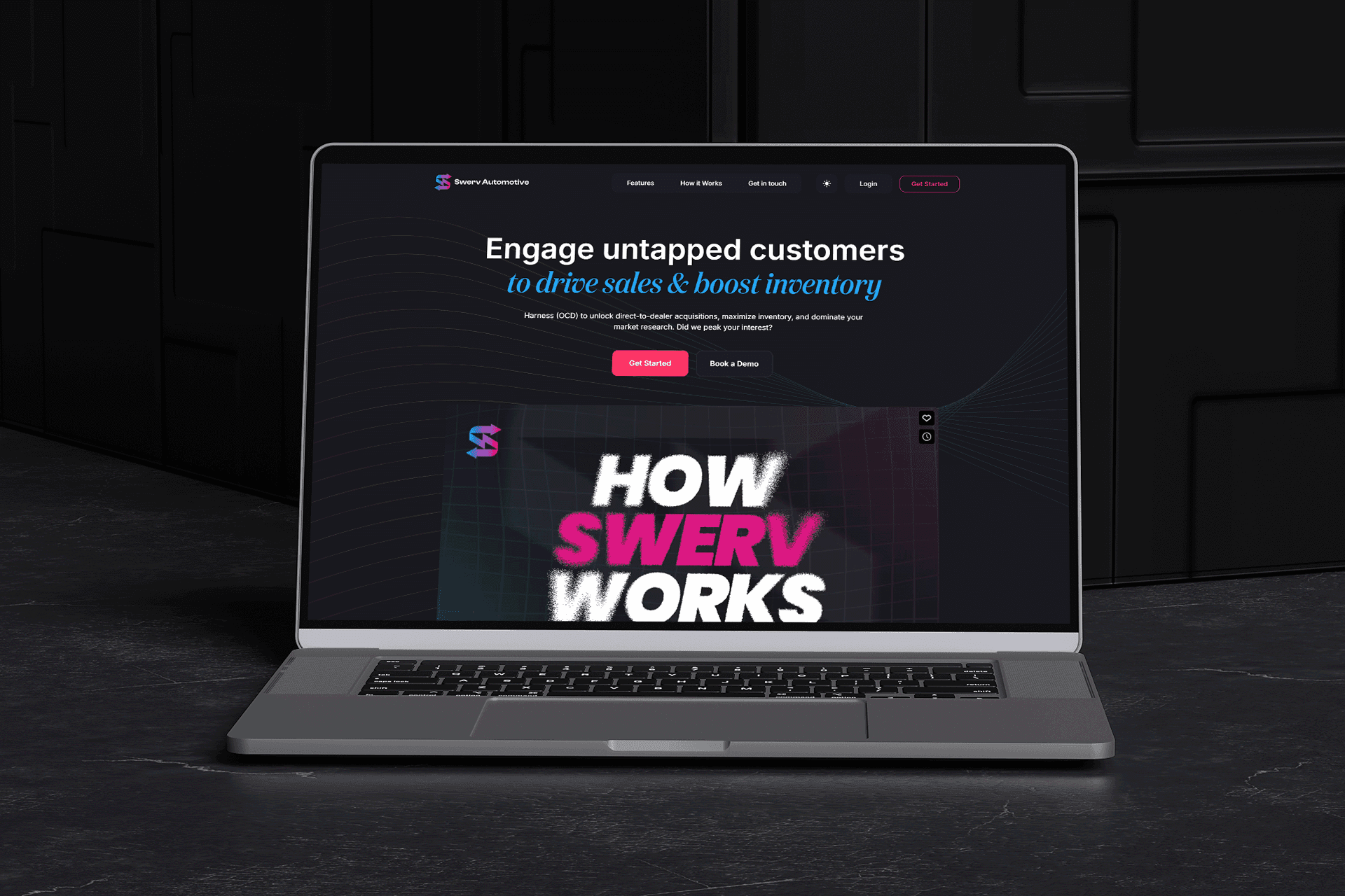 Swerv Automotive - Full Stack Web Application built by Full Stack Developer Nivyan